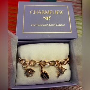 Bomb Party Rose Gold Humming with happiness Charmelier Bracelet